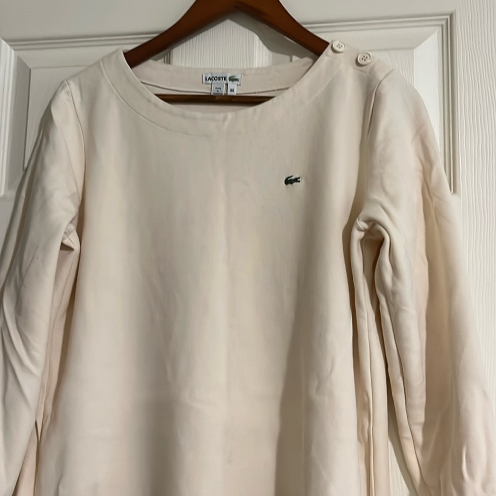 Lacoste dress black and white size 44